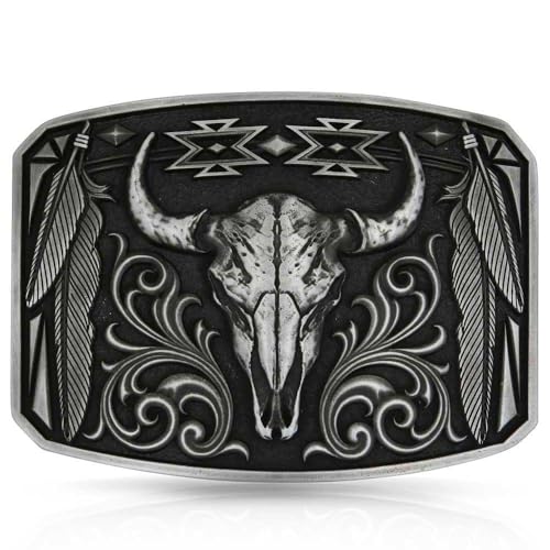 Image of Montana Silversmiths Southwest Series Attitude Western Belt Buckle