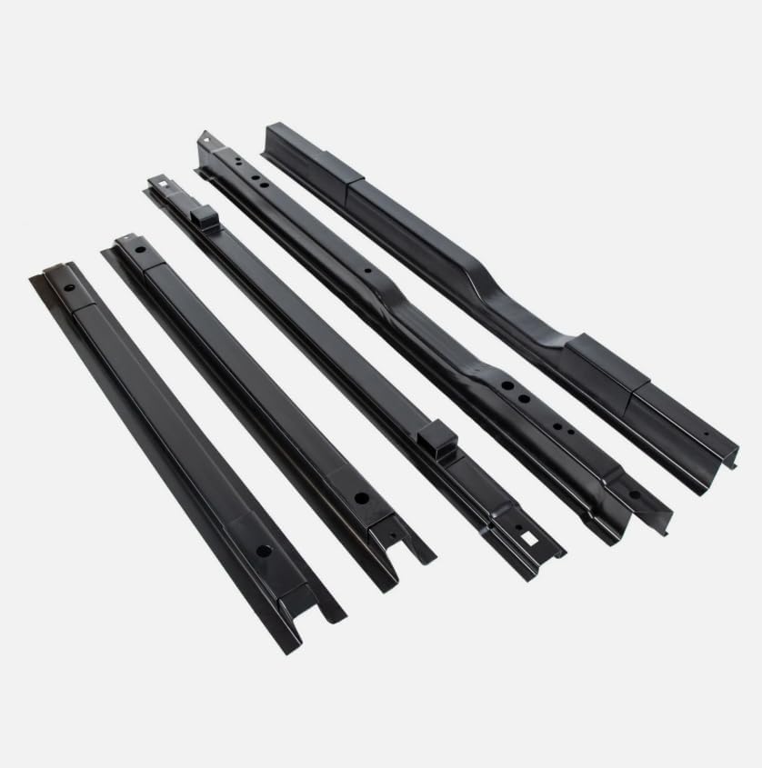 5PC Truck Long Bed Rails Floor Support 99-18 F250 F350 F450, Replacement for Ford Super Duty OEM