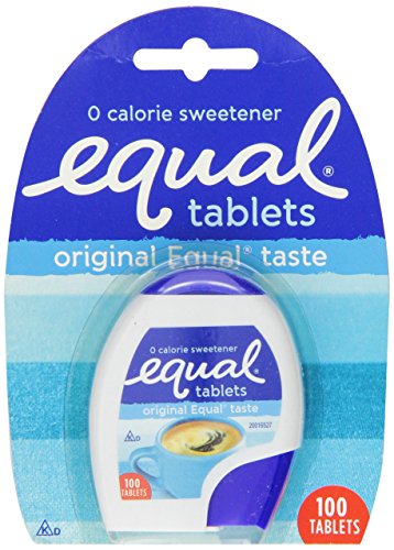 Equal artificial sweetener tablets - 100 Each by Equal