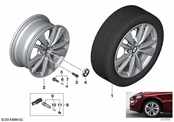Amazon.co.jp: BMW純正 ホイールセンターキャップ 4個セット