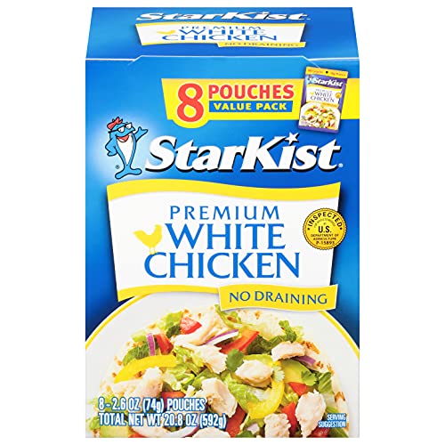 Image of StarKist Premium White Chicken - 2.6 oz Pouch (Pack of 8)