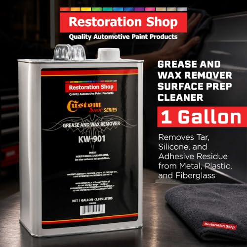 Image of Custom Shop KW901 Automotive Wax and Grease Remover, 1 Gallon