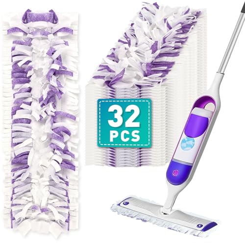 ZMZPA 5X Cleaning Power Mop Pads Compatible with Swiffer PowerMop Disposable Mopping Pad Refills for Cleaning Multi-Surface Wood Floor Replacement Pads32 Pack