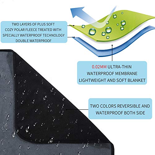Waterproof-100-Leak-Proof-Blanket-for-Baby-Adults-Pets-Dogs-CatsPee-Proof3-Layer-Protector-for-BedSofa-and-CouchTwinLoveseat-70x90CharcoalBlackReversible-Lightweight - Cucciolini Doodles   Waterproof-100-Leak-Proof-Blanket-for-Baby-Adults-Pets-Dogs-CatsPee-Proof3-Layer-Protector-for-BedSofa-and-CouchTwinLoveseat-70x90CharcoalBlackReversible-Lightweight
