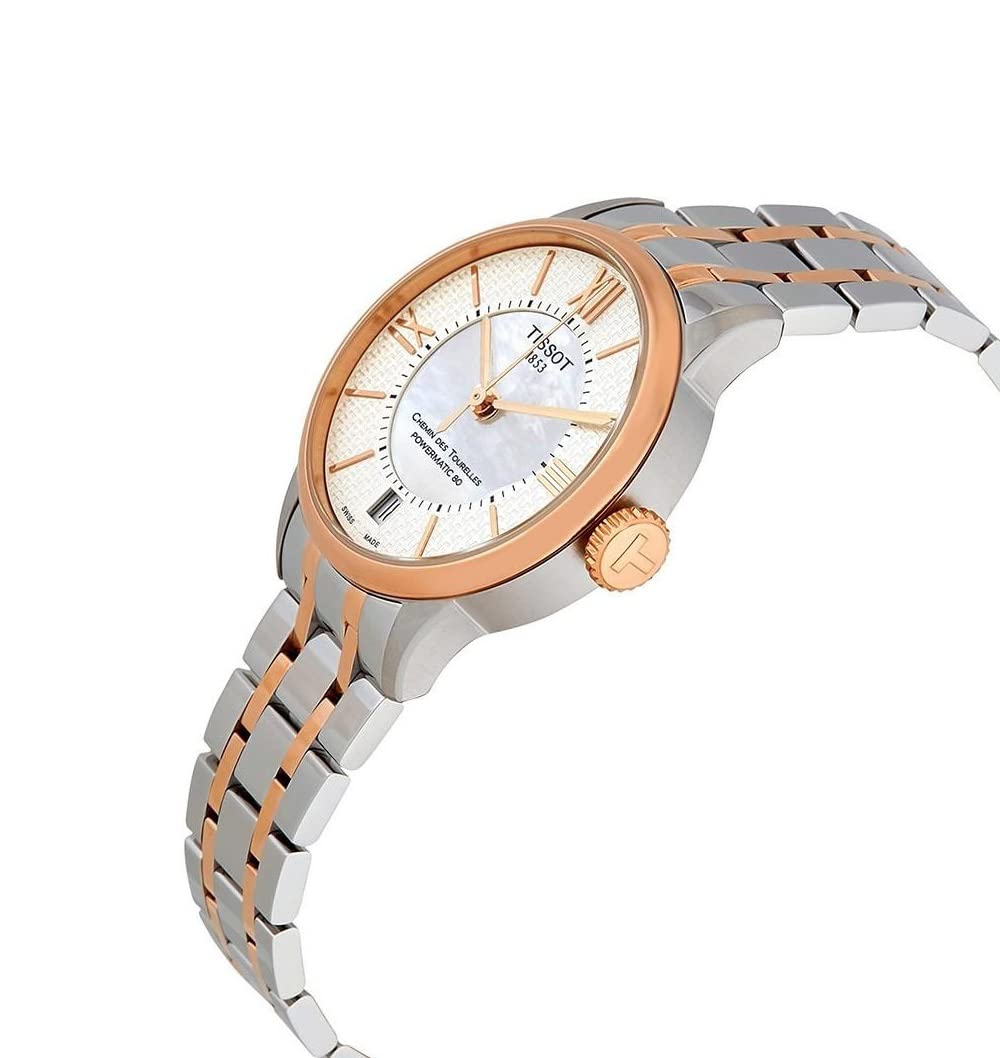 Tissot Montre Automatique Analogique pour Femmes Chemin des Tourelles