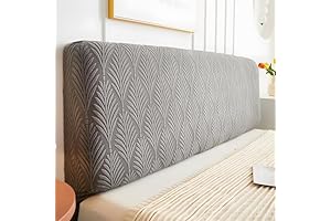 EFELIM Velvet Headboard Cover, King Headboard Slipcover, Dark Gray