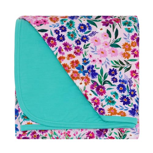 Image of Little Sleepies Cloud Blanket, Soft Viscose from Bamboo Toddler & Baby Blanket for Boys & Girls, Lightweight, Perfect for Hot Sleepers, 50" x 50", Large (Sweet Pea)