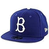 New Era 9Fifty Brooklyn Dodgers Basic Snapback Hat (Royal Blue) Men's MLB Cap
