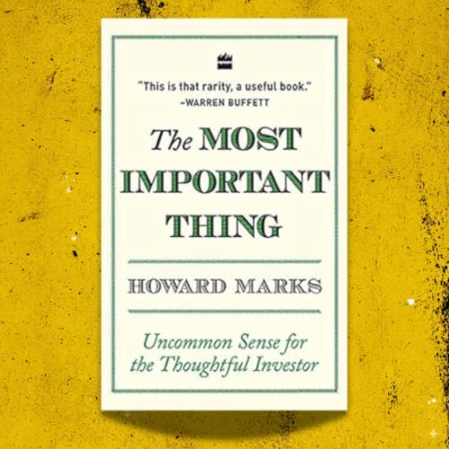 Page de couverture de The Most Important Thing — Howard Marks