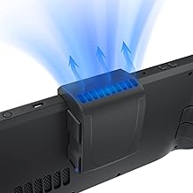 Cooling Fan for Steam Deck, Steam Deck Cooler with Steam Deck Accessories Support Steam Deck Case, Must- Have Efficient Portable Steam Deck Fan