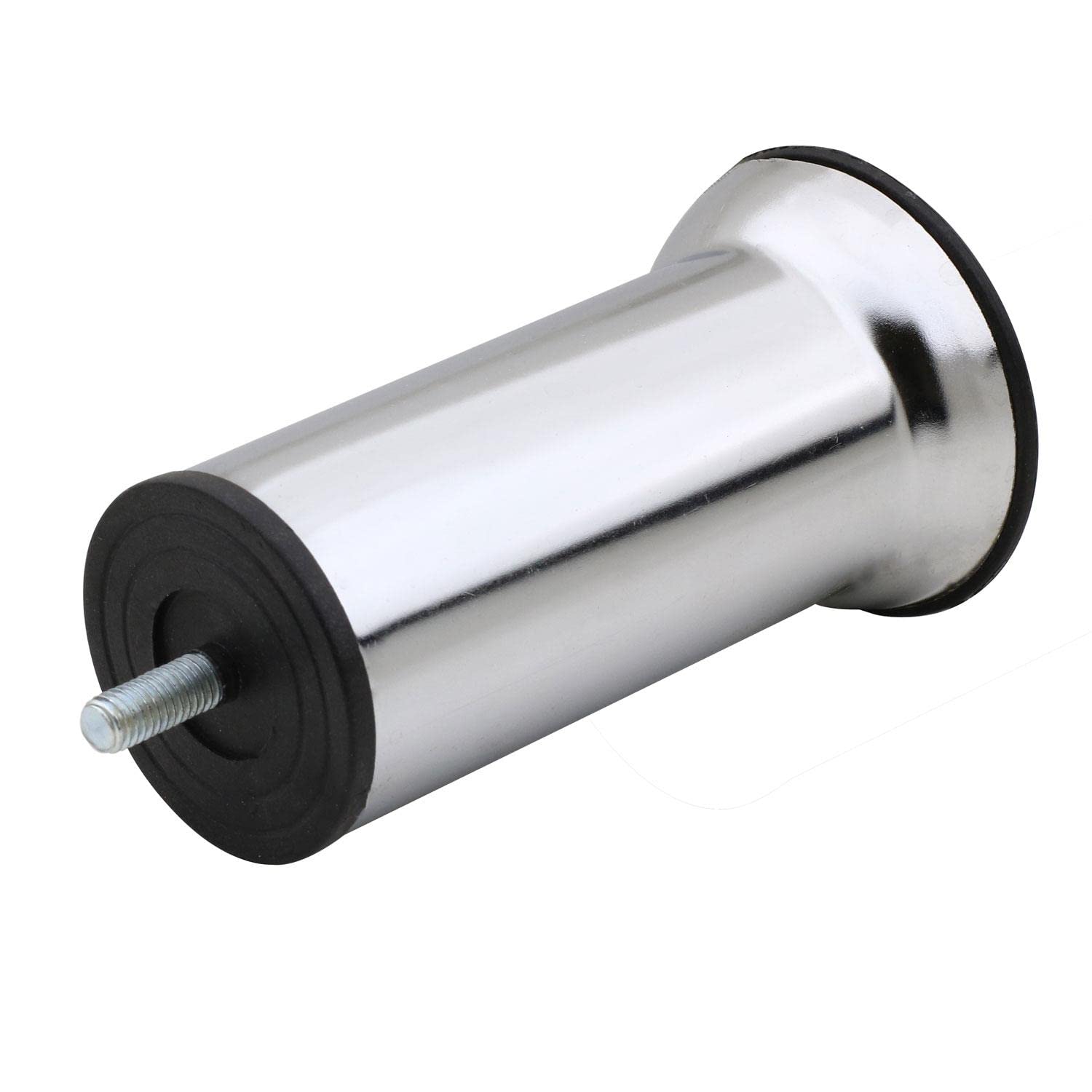Badem10 Baza Koltuk Kanepe Mobilya Yatak Çekyat Ayağı Ince Diş M8 Metrik 8 Mm Krom Metal Ayakları 15 cm 20 Adet