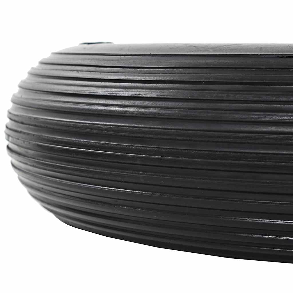 Rueda de carretilla con eje de poliuretano macizo, neumáticos sólidos 4,00 – 8, 390 mm, capacidad de carga 160 kg, para carro, carretilla de mano, ideal para taller, construcción, industria