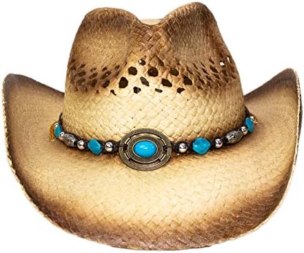 Womens Rodeo Ombre Cowboy Hat with 