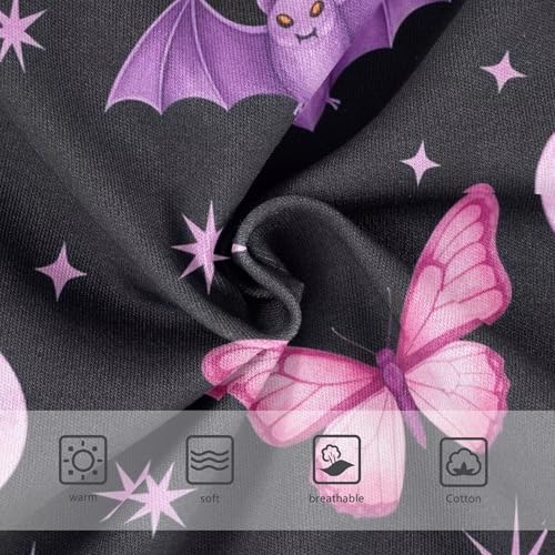 Toddler Underwear Floral 2t Cotton Cute Panties Girl Animal Briefs Underpants Purple Pink Bats Halloween3