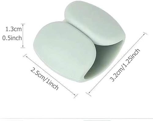 Miniatura 4 de Keast 4 organizadores de cables de silicona reutilizables, organizador de cables para auriculares, organizador de cables, enrollador de cable de