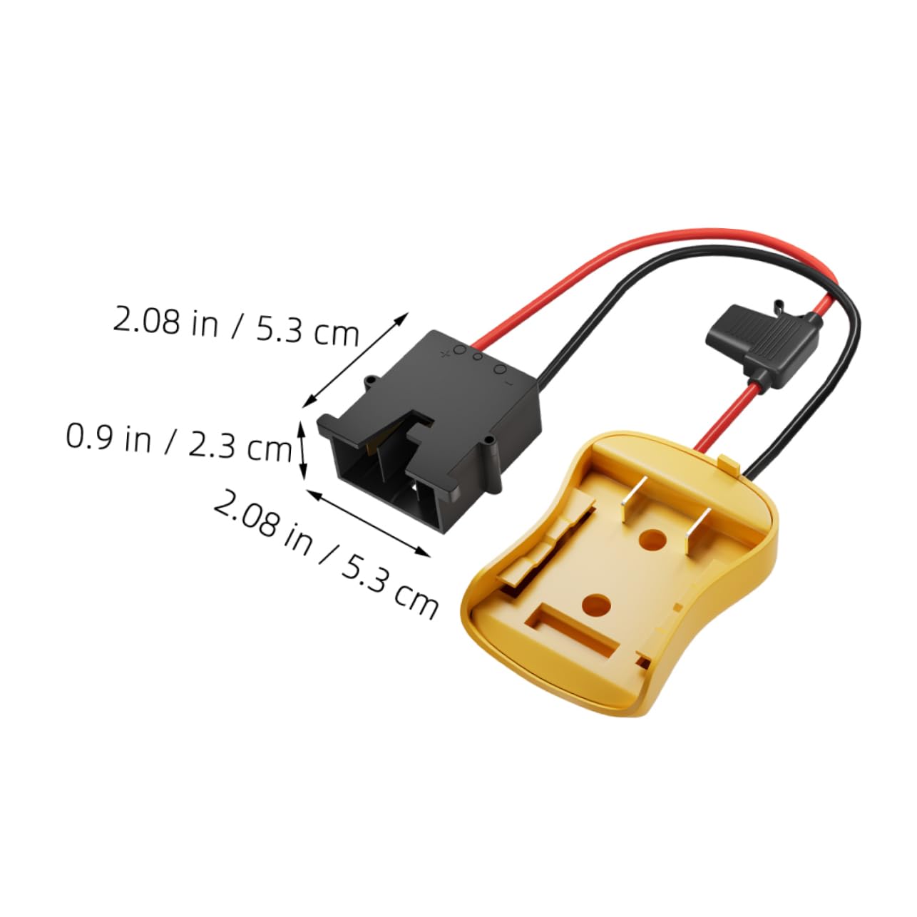 Artibetter 5piezas Adaptador De Batería De Corriente Conector Diy Para Herramientas Eléctricas y Juguetes Fácil De Instalar Compatible Baterías De Iones De Litio