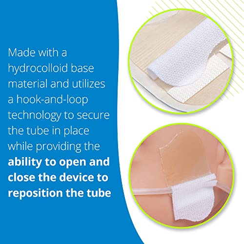 tidi 2100ngh grip-lok nasal gastric hydrocolloid securement device sterile low-profile design for comfort pack of 50