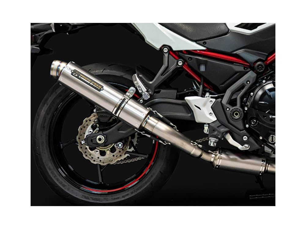 TRICK STAR JFT-032B-0S Full Exhaust Muffler, 100 x 370 Stainless