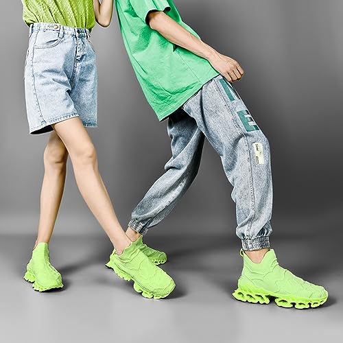 Image of Poramea Mens Slip on Loafers Walking Tennis Shoes Laceless Running Blade Sneakers Mesh Trail Jogging Casual Athletic