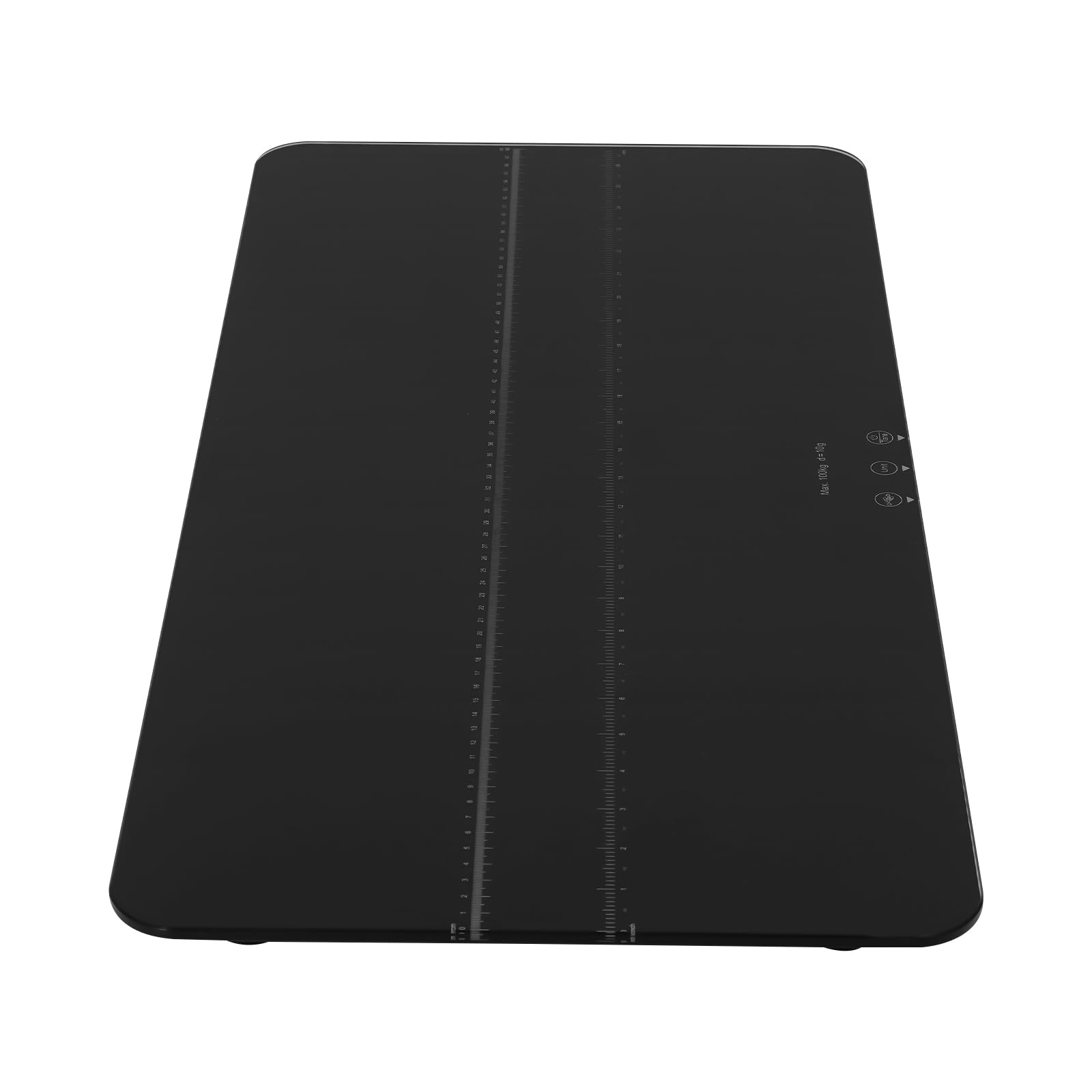 Hundewaage bis 100kg Tierwaage 10 g Genauigkeit große Plattform LED-Anzeige Tara-Funktion Schwarz