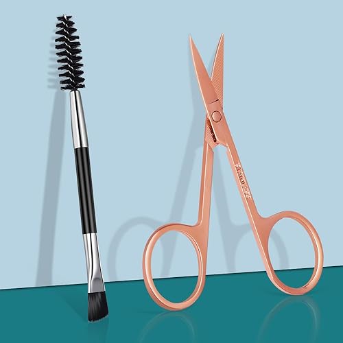 Miniatura 5 de TsMADDTs Juego de pinzas para mujeres y hombres, juego de pinzas de precisión con estuche de viaje, pinzas de acero inoxidable para cejas con