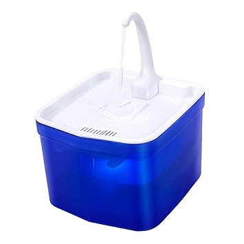 Meri Shopp 2L Automatic Electric Pet Water Fountain Cat/Dog Drinking Dispenser & Filter Blue