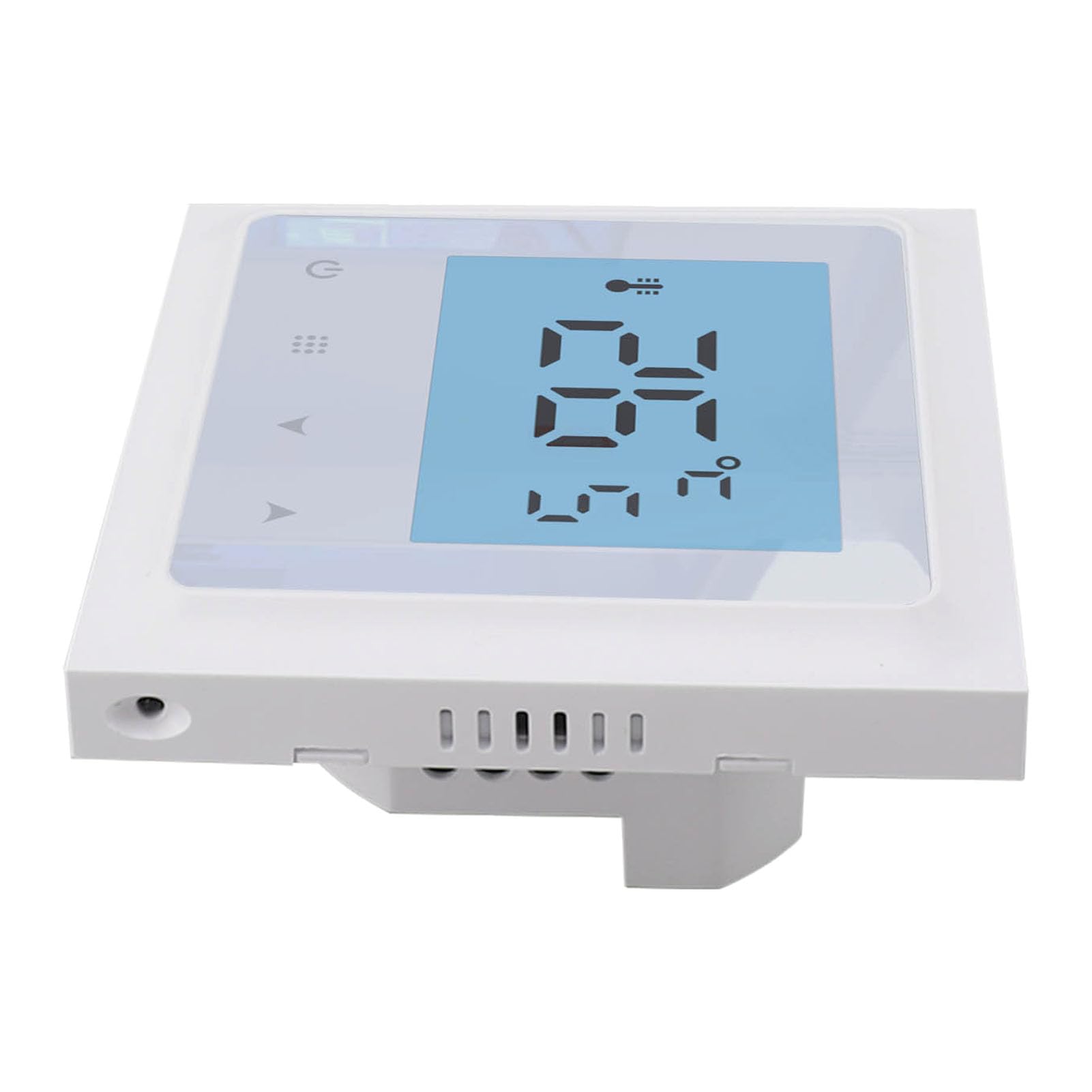 Termostato per Riscaldamento a Pavimento, Termostato Digitale per App con Caldaia a Parete Controller da Pavimento Telefono Digitale Bianco, Ventilatori per
