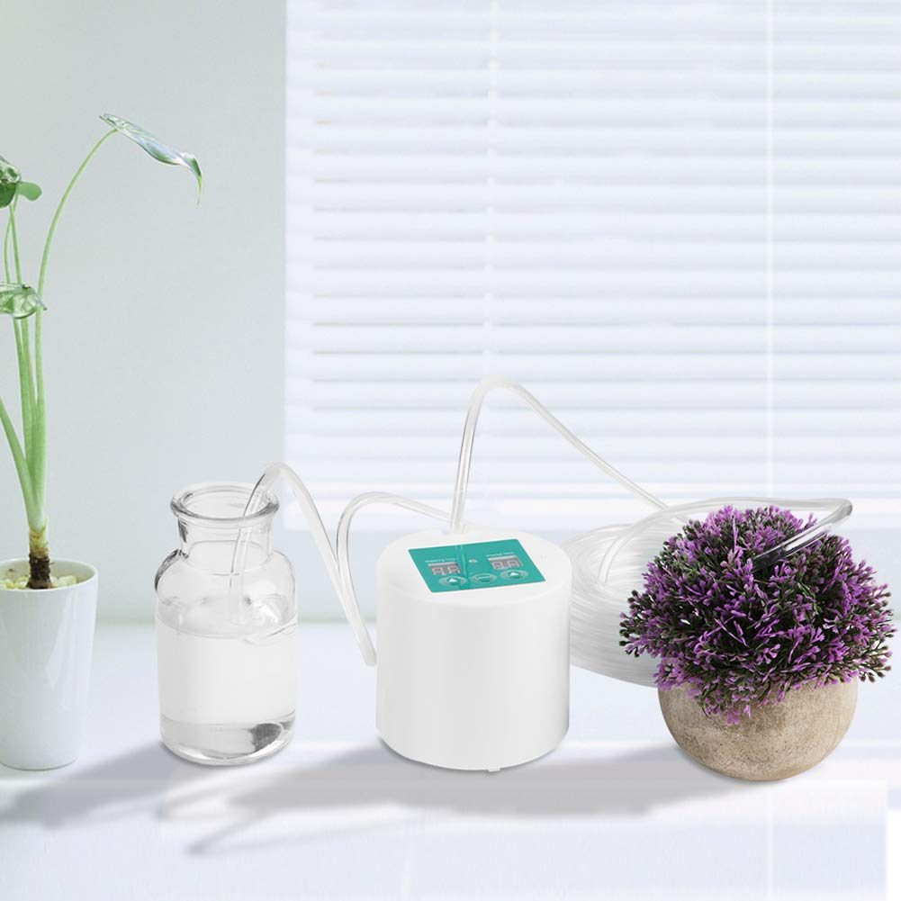 EMUKOEP Automático de Riego por Goteo para Jardín, Microsistema de Riego Automático para Balcón y Oficina