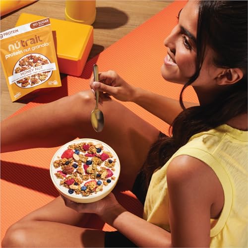 NuTrail 17g Protein Nut Granola Cereal, Variety Pack, No Sugar Added, Keto, Low Carb, Gluten Free, Grain Free, Healthy Breakfast 8 oz. 3 Count - Thumbnail 5