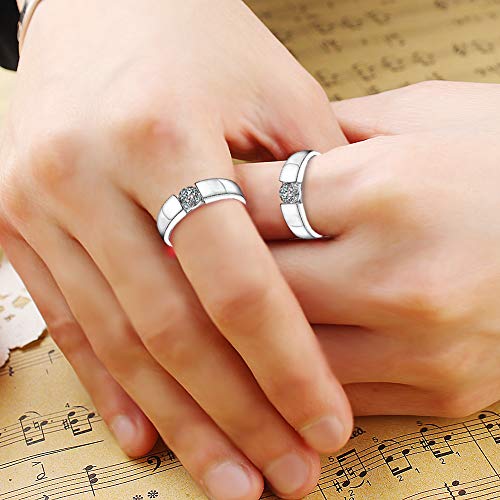 Meyiert, anello di fidanzamento, in argento