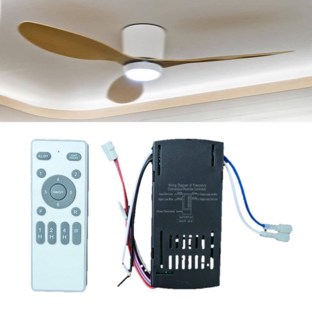 Kit de control remoto y receptor para ventilador de techo, controlador, interruptor y receptor para el hogar.