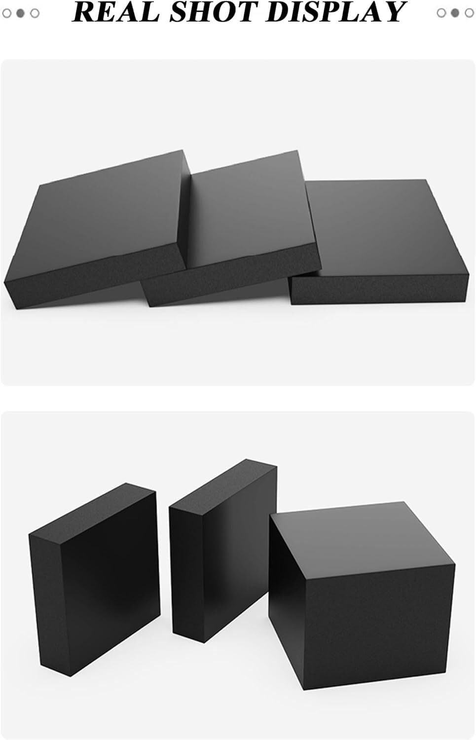 Almohadillas Protectoras para Muebles 4 Almohadillas de Goma Maciza for Banco de Trabajo de joyero(100 * 50 * 40mm)