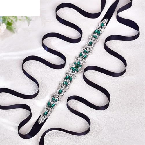 Rhinestones Flower Bridal Belt Wedding Bridesmaid Waist Jewelry Party Prom Dress Belt Accessories2