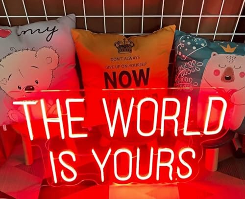 Image of LED Neon Sign Night Light for Wall Party Decor Bedroom Room Bar Wedding Home Birthday Art Decoration Christmas with USB Chain Light modulator 5v 16.5 inch*9.1 inch