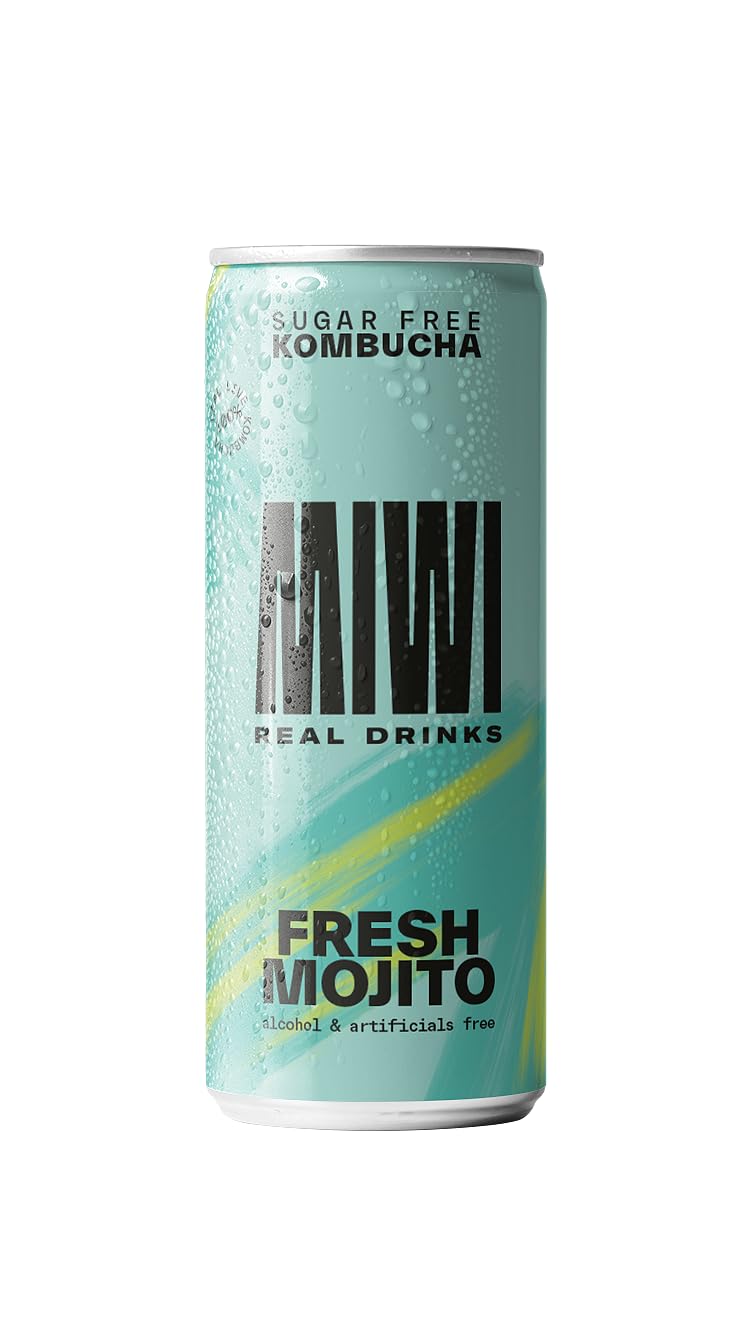 Miwi Kombucha Mojito Lata 250Ml C/12