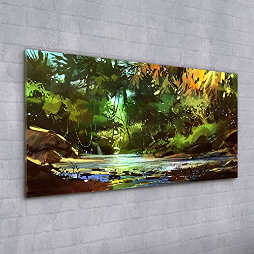 Tableau Jungle Tropics Forest Acrylique 100x50cm Anti-Reflet - 2