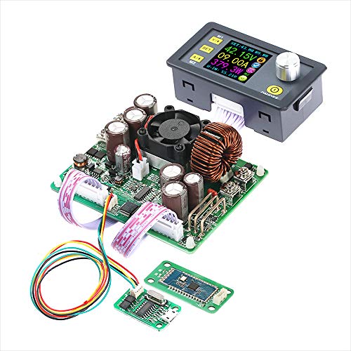 Preisvergleich Produktbild ARCELI Konstantspannungsstrom DC / DC-Abwärtskommunikation Stromversorgung Buck Spannungswandler LCD-Voltmeter 50 V 20 A (DPS5020 + USB + BT)