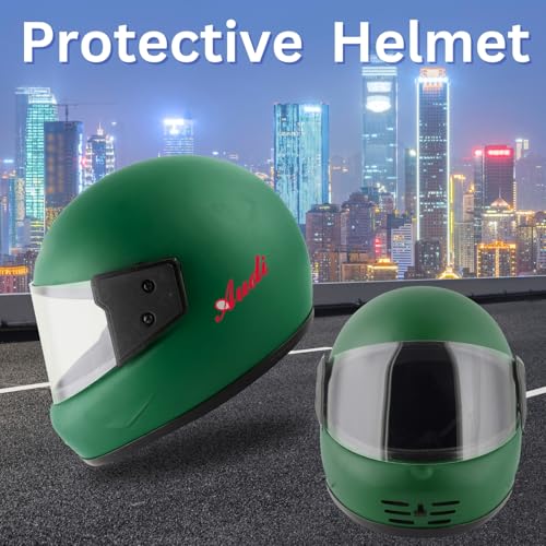 Image of Sage Square Audi Full Face Clear Visor Helmet | ISI Certified | High Standard Safety | Extra Comfort & Stylish