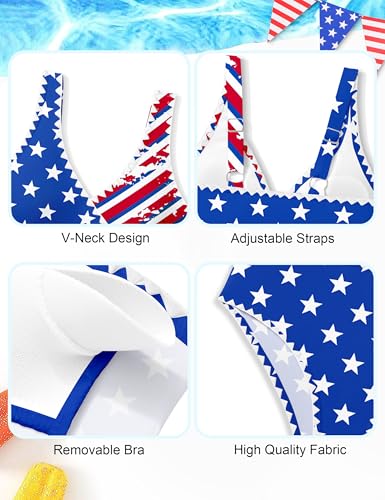 Image of KANGKANG Girls Swimsuit Bikini Set Solid Color V-Neck Two Piece Bathing Suit with Chest Pad Adjustable Straps Swimwear 7-16T
