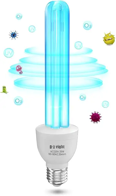DoRight E27 25W UVC Germicidal Ultraviolet Lamp for Sterilization