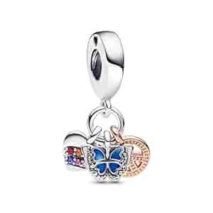 PandoraHearts ヴィンセントセット Pandora Sterling Silver With CZ Entwined Hearts Love Charm