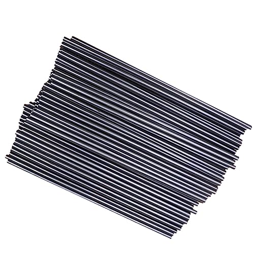Image of Healeved 200 Pcs Wide Mouth Plastic Straws for Party Jumbo Smoothie Drink Straws Food Grade