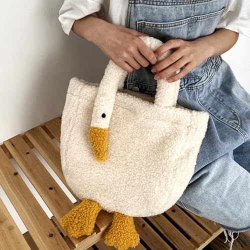 Bolsa de peluche para mujer ligera y cómoda: felpa de diseño adorable que combina con todo 5
