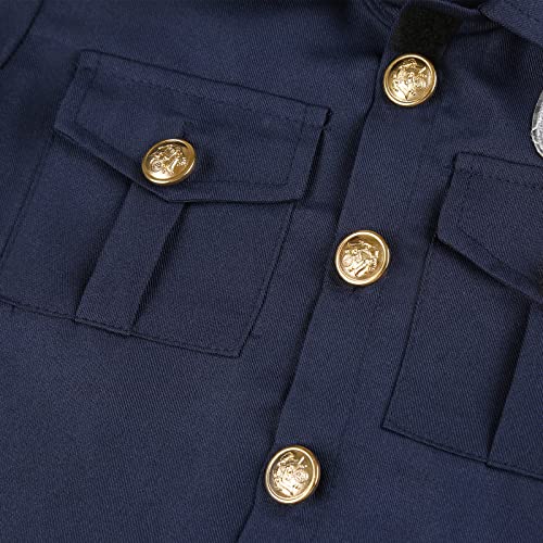Ekoropshop Police Costume For Boys Cop Uniform Costume For Halloween Cosplay Party Dress Up-S thumb #5