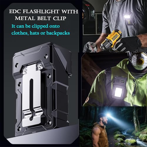 Lampe de poche LED panne de courant lot de 2 étanche et rechargeable - 2
