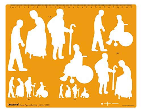 Linografia Geriatrico Figura Figura Umana Bozze