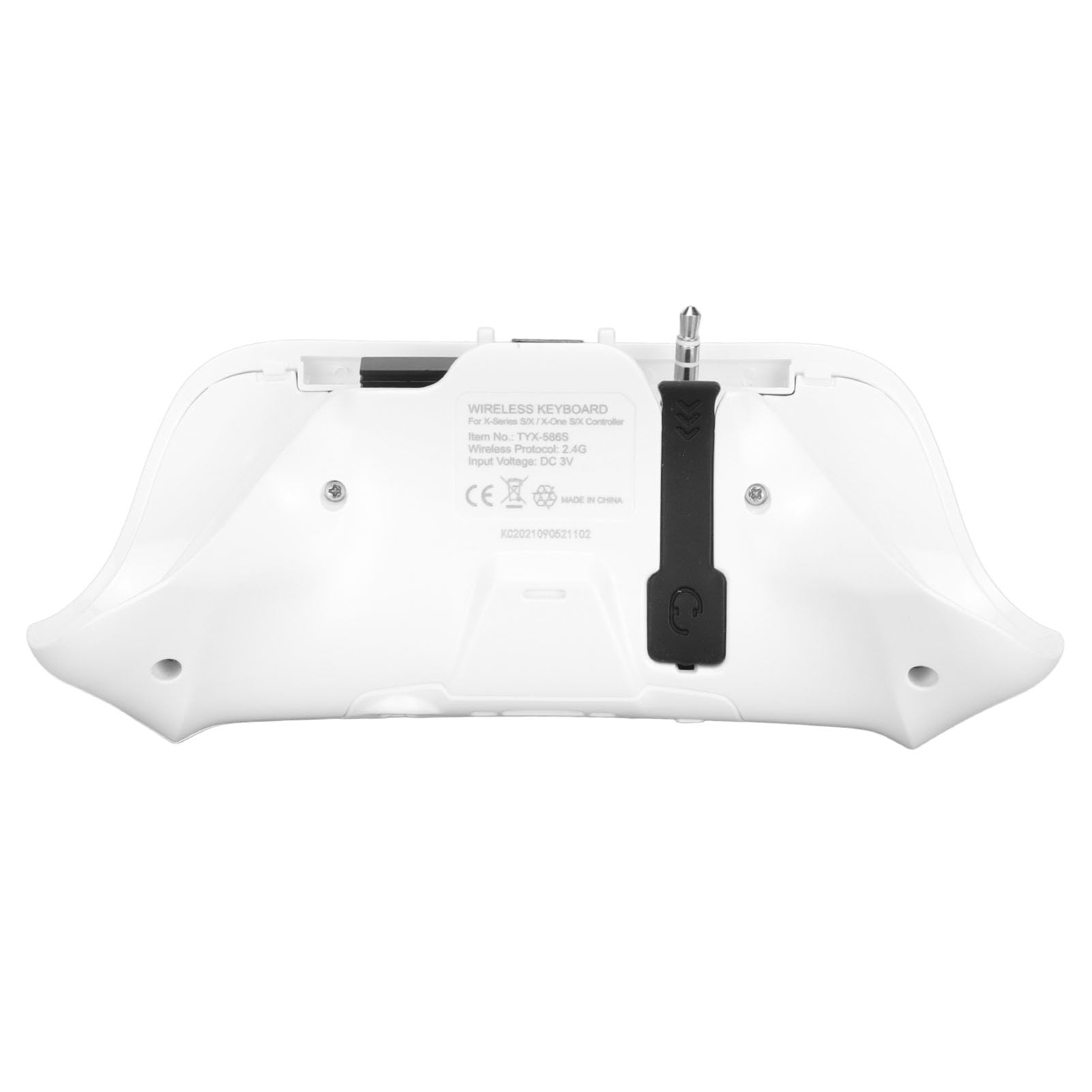 Sxhlseller 2.4G Receiver Wireless Chatpad Message Game Keyboard für One, Game Controller Keyboard, Game Console Keyboard mit Sound und Headset-Buchse für Series S One