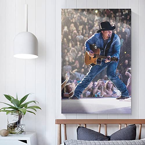 Garth Brooks American Rock Singer Concert Foto Star Poster Decoratief Schilderij Canvas Muur Kunst Woonkamer Posters… - Image 6