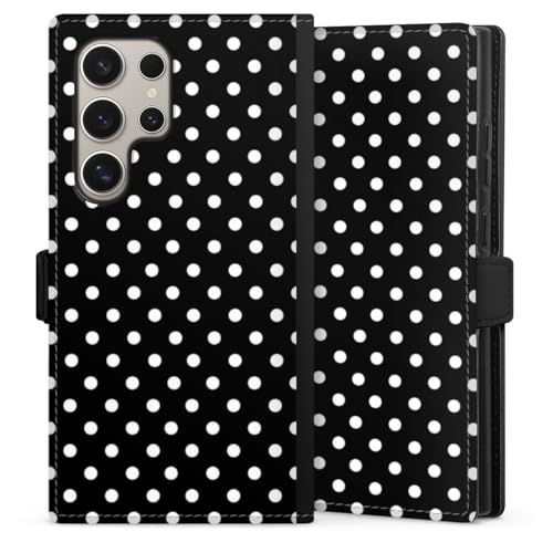 Housse Samsung S24 Ultra Étui à Pois Rétro pour Vos Déplacements