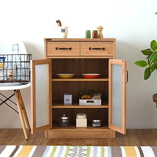 LUFFY(ラフィ)キャビネット【完成品】FFLUK90-60GH Amazon｜食器棚 完成品 キャビネット 幅60 キッチンカウンター
